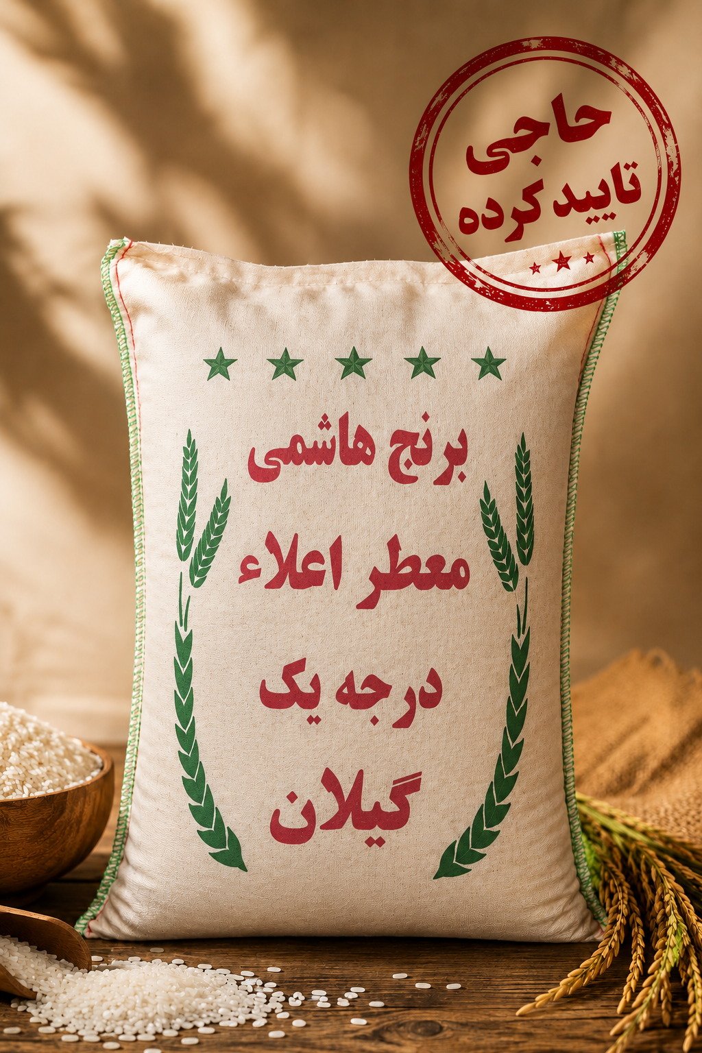 برنج هاشمی معطر اعلا گیلان