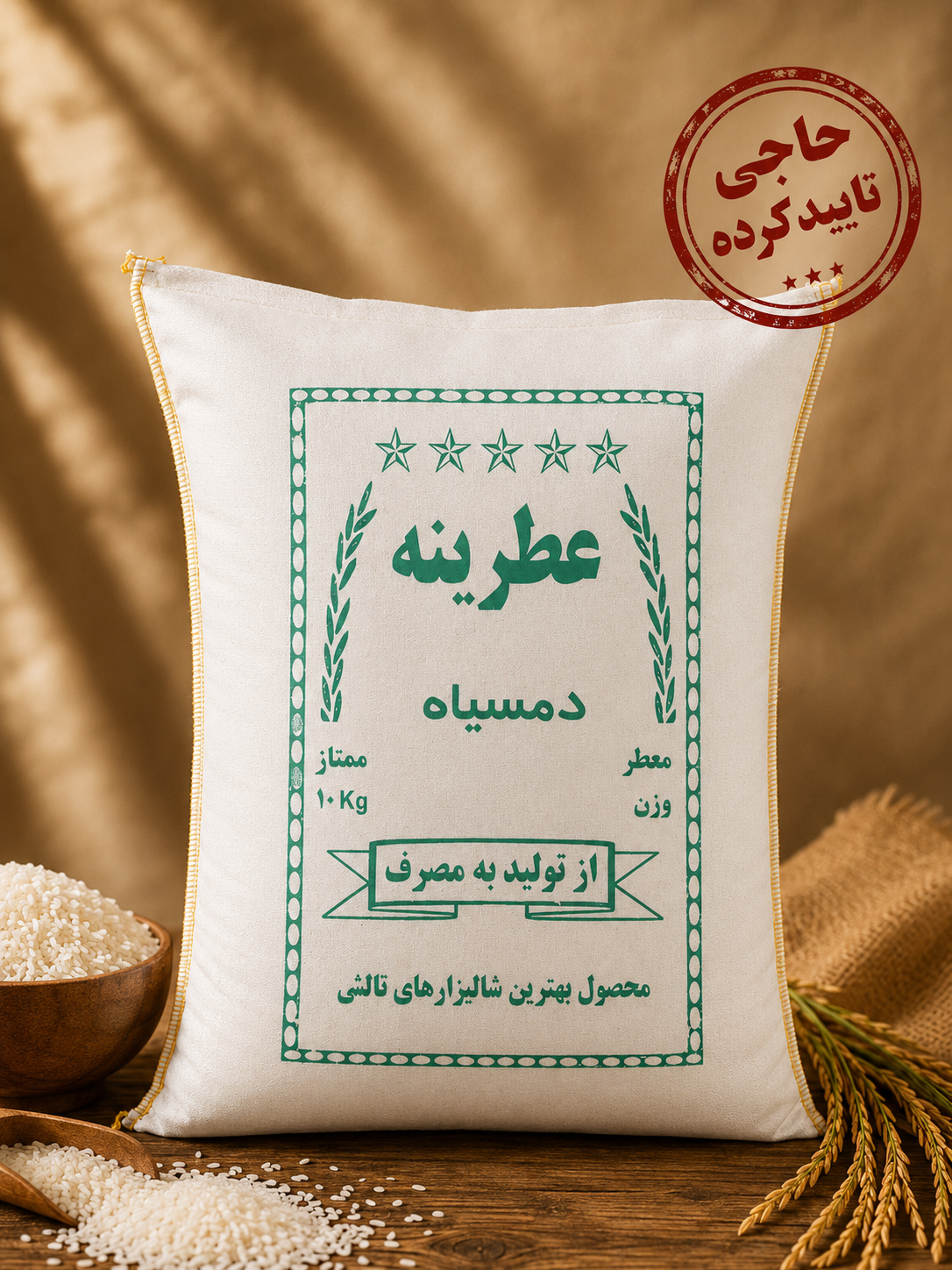 برنج دم سیاه عطرینه